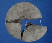 不能均匀乱向分布水泥制品中